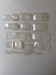 1960’s Model Car Tires Wheels Hub Caps Windows Junkyard Lot
