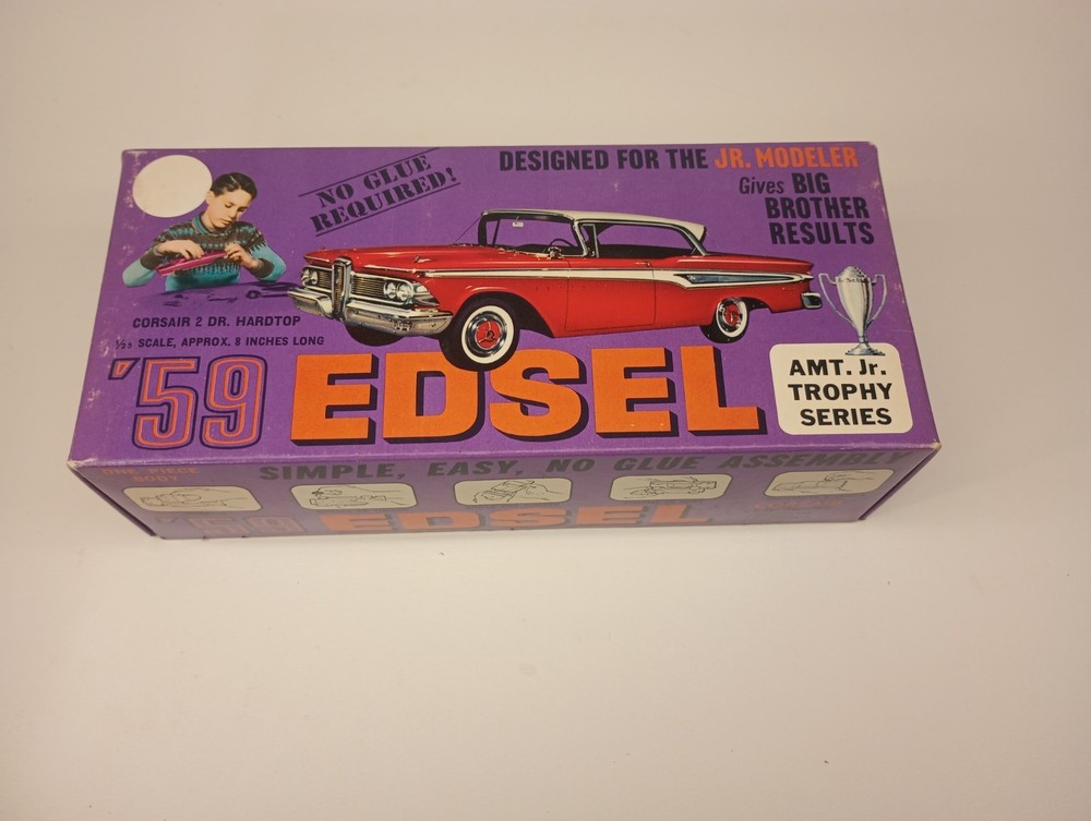 AMT Junior Trophy Edsel Corsair Hardtop Complete Vintage Build Kit 1963