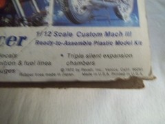 RARE 1972 Kawasaki Street Racer Motorcycle 1/12 Model Kit 1972 COMPLETE UNBUILT