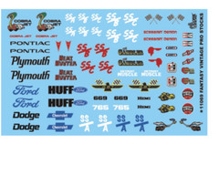 Fantasy Vintage Pro Stock Drag 1:24 1:25 Gofer Decals Car Model 11069