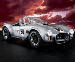 Ford Shelby Race Car Vintage Classic Custom GT Built Metal Model 1 24 18 12