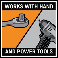 Bolt Biter 1/4 In. and 3/8 In. Drive Sae/Metric Impact Extraction Socket Set (8-