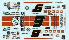 Winscals #9 Dodge Reverse Hat Scheme 2005-K Kahne Nascar decal
