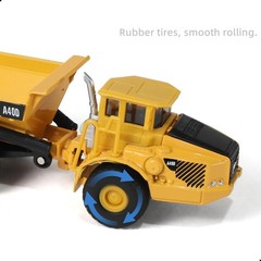 1/87 Scale Articulated Dump Truck Die-Cast Alloy Model – HO Scale Mining Constru
