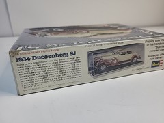 Revell 1934 Duesenberg Model Kit 1:48 Scale 1977 Vintage Partially Assembled