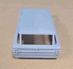 ABS-LIKE RESIN 3D PRINTED 1/25 1965 FORD FALCON STATION WAGON BODY SEPARATE HOOD