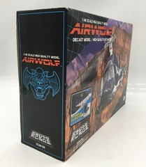 【Brand New】 Airwolf Cobalt Blue 1/48 Diecast Model Aoshima Matte Body Weathered