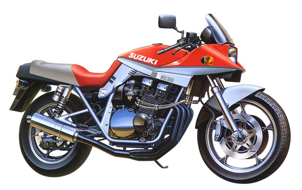 TAMIYA 1/12 Auto Bike Suzuki GSX1100S Katana Custom Tune Plastic Model Kit No. 6