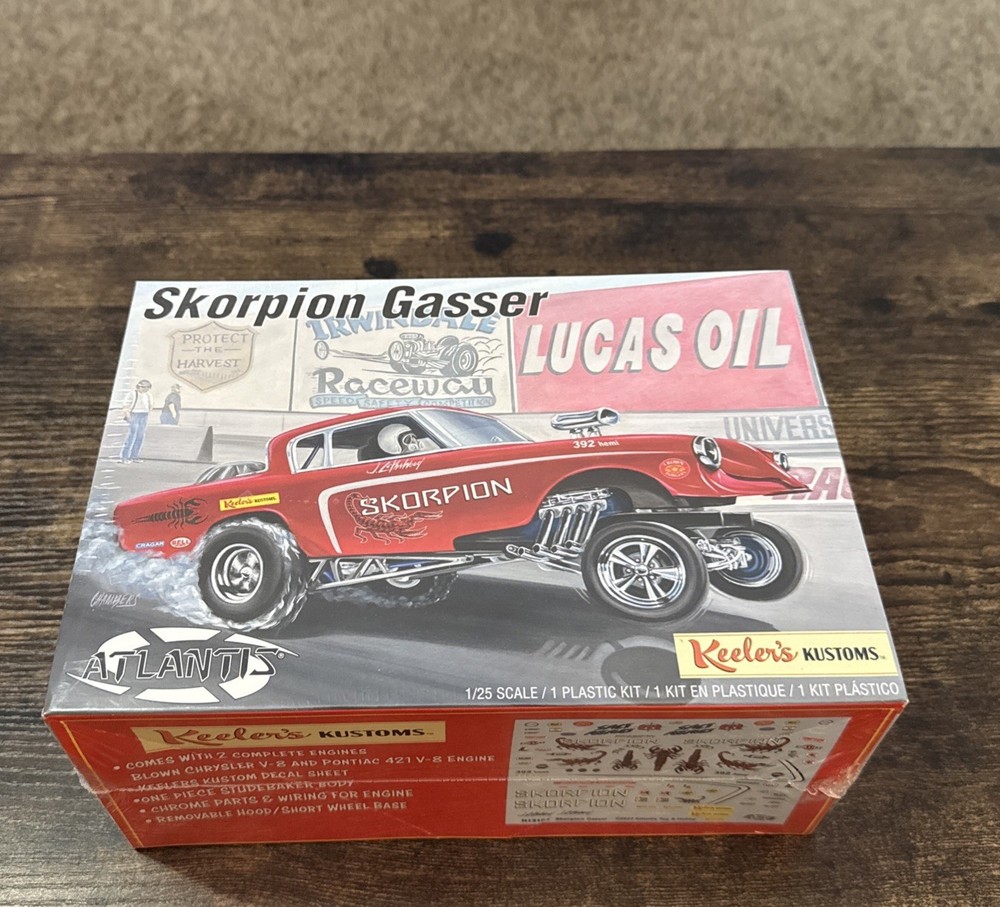 ATLANTIS 13102 SKORPION GASSER MODEL KIT-NIB-1/25 SCALE