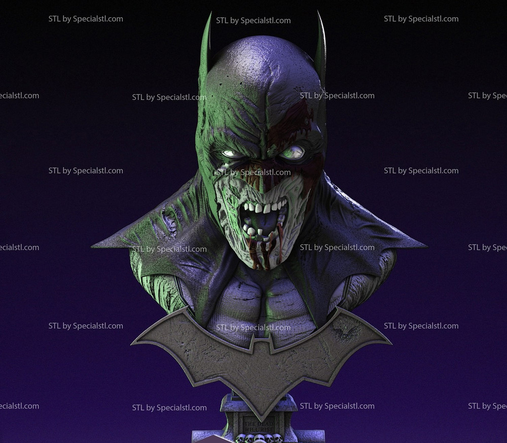 Batman Zombie Bust model kit unassembled unpainted see Description