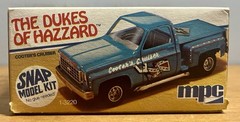 1980 MPC Dukes of Hazzard 1:32 Scale Cooter’s Cruiser Snap Model Kit