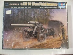 TRUMPETER 1/35 SCALE–GERMAN 15cm FIELD HOWITZER—FACTORY SEALED–FREE SHIPPING