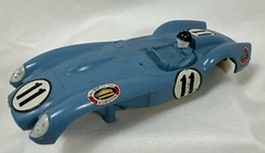 Strombecker Vintage Blue Ferrari 60’s Slot Car Body