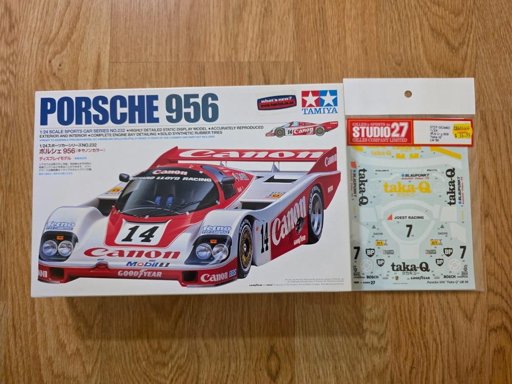 1/24th Tamiya Porsche 956 Canon / Taka-Q