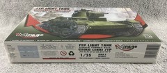 MIRAGE 355001 1:35 7TP Polish Light Tank Single Turret Plastic Model Kit