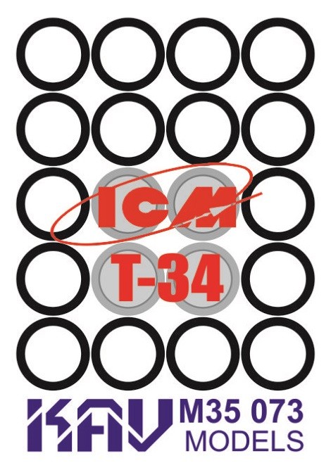 1/35 Upgrade Set for ICM 35366 T-34