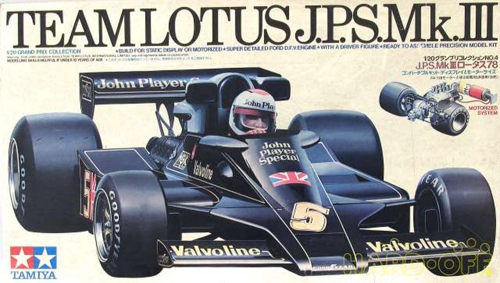 1 20 J.P.S. MkIII Lotus 78 Model ‘Grand Prix Collection No.4’ 20004 Tamiya