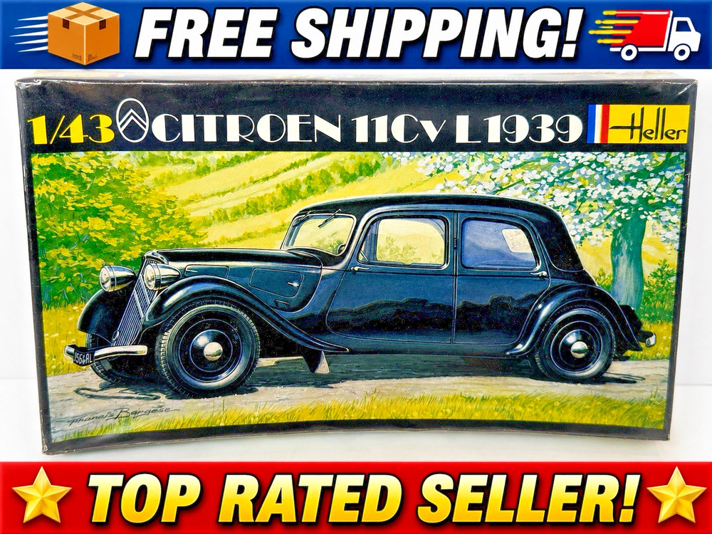 Heller CITROEN 11 Cv L 1939 Car 1/43 Model Kit Model #159 Sealed/free shipping