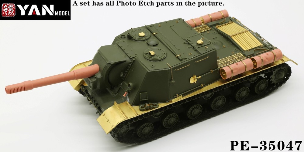 1/35 Russian JSU-152 Self-propelled Gun Photo-etched Upgrade Kit fr Tamiya 35303