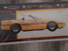 1:24 Scale Monogram Plastic Model Car Kit #2742 ’87 Corvette Roadster Unopened