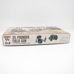 WWII British 25 Pounder Field Gn & Armored Vehicle Vintage Hobby 1/76 Model Kit