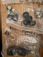 Vintage Lot Of Model Car Kit Tires And Rum Lot