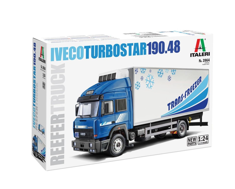 Italeri 3964 Turbostar 190.48 Reefer Truck, 1:24 Scale, Plastic Model Kit/Model
