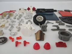 Vintage Assortment of Model Junkyard Parts & Vintage Directions
