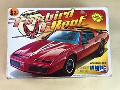 Started ~ 1982 MPC 1:25 Scale Model Kit PONTIAC FIREBIRD T-ROOF #1-0832 AS-IS