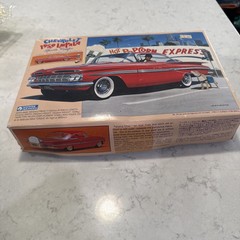 GUNZE sangyo Plastic Model CHEVROLET 1959 IMPALA Sports Coupe RED 1/32 scale