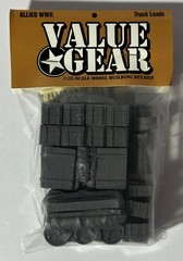 Value Gear UST02 1/35 Scale WWII Allied Truck Load Set #2 for 2½ Ton Trucks
