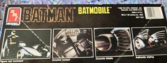 1989 AMT Ertl Batman Batmobile Black 1:25 Scale Model #6877 Kit TM & DC Comics