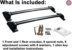 BRIGHTLINES Crossbars Roof Racks Cross Bars Replacement for 2007-2011 Honda CRV