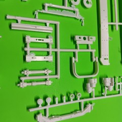 Kenworth W-925 AMT 1/25 Frame Chassis Front Axle Rear End Tractor Truck Semi