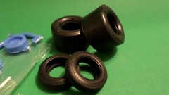 AMT 66 1966 Nova SS 1/25 Pro Street Big Little Slick Tire Centerline Rim Wheel