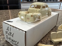 R & R RESIN 1941 FORD BUSINESS COUPE RESIN KIT! CIRCA 90’s-2000’s! VMCP!