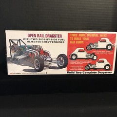 AMT 1380/12 FIAT DOUBLE DRAGSTER MODEL KIT-NIB-1/25 SCALE-2COMPLETE KITS