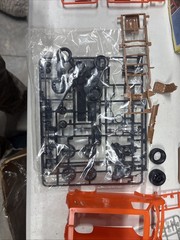 Revell Husky Hauler Chevy Off Road With Trailer 1/25 Scale Light Damage