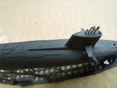 1 /700 US nuclear submarine SSN-589 “Scorpion” Unpainted