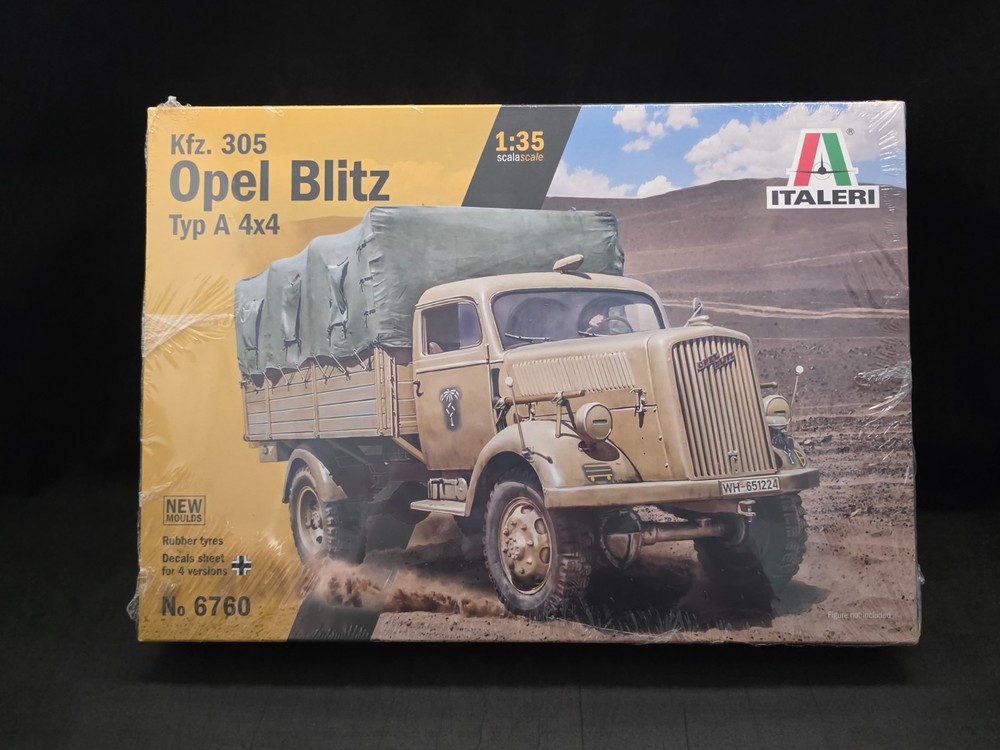 Italeri Kfz. 305 Opel Blitz Typ A 4×4 Truck 1:35 Scale Plastic Model Kit 6760