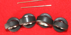 NEW TIRES 2 (G/Y WIDE “RED RING ” DRAG RACING SLICKS & 2 FRONT & 4 WHEES L1/25