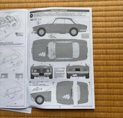 TAMIYA 1/24 Sports Car Series No.188 Alfa Romeo Giulia Sprint GTA Model Kit JP