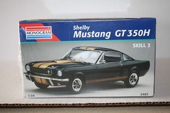 MONOGRAM 1/24 SCALE SHELBY MUSTANG GT 350H PLASTIC MODEL CAR KIT- FACTORY SEALED