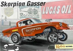 Atlantis 13102 Skorpion Dragster model kit