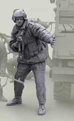 1/16 Scale Die-Cast Resin Figure Model Kit Russian Internal Troops Soldier (N…