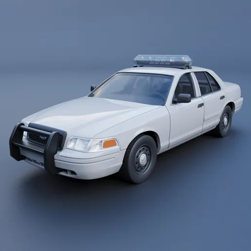 1/25 resin 3d printed CROWN VICTORIA 2010 police cruiser by Bezrodny