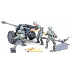 Tamiya USA TAM35047 1/35 German 7.5cm Pak40 at Gun