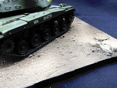 1/35 Scale Military Diorama Base Terrain Display Model Soldiers Figures Diecast