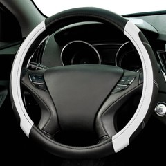 Car Pass Line Rider Microfiber Leather Sporty Steering Wheel Cover Universal