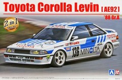 Aoshima BEEMAX 1/24 Model Car Kit Tom’s Toyota Corolla Levin AE92 Gr.A JTCC ’88
